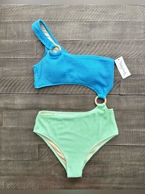 The Blushing Brunette One Piece Bathing Suit Size S